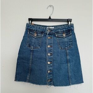 Zara Authentic Denim by TRF Jean skirt